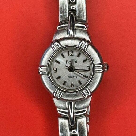 Silver Polini Watch "new battery installed" - Picture 1 of 3